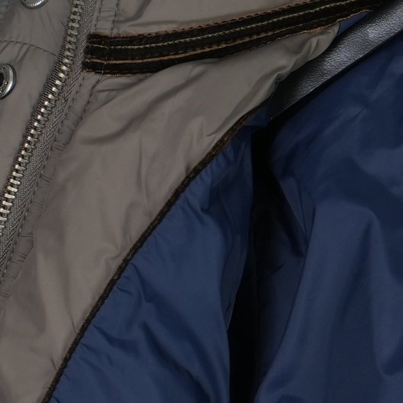 Abercrombie & Fitch Puffer Coat In Taupe Size S - Picture 7 of 14